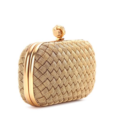 GOLD CLOSURE BOX CLUTCH 